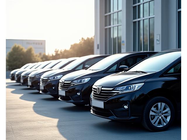 Flota moderna para transporte empresarial seguro